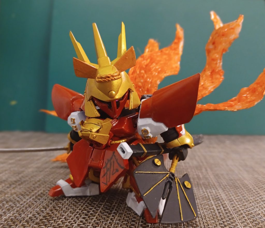 續十一……我的百鬼夜行的第11個是三大妖之一，九尾狐玉藻前連飛威(moon gundam 糸列試作機沙殺比)，九尾參考狐忍和陰陽師的氣尾巴😅😅. 第1個.滑鬼頭若殺驱後， 第2個.大鬼般若道拉士(ドラc，特拉傑),  第3個.鴉天狗劍舞飛荒， 第4個.夜叉邪炎將, 第5個.大天狗殺帝那, 第6個.山童自護號和 第7個是三大妖之一，妖怪之首之稱酒吞童子新安州， 第8個.青鷺火厄斗， 第9個.水虎古夫MS-07B 第10個是茨木童子赤殺驅(twilight axis 紅查古3改)–2枚目/制作者：@kcwong13002623