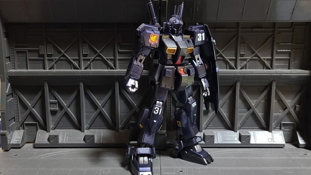 続いてバックパックの換装を。Mk-Ⅱのプロトタイプを製作する為のデータを取る為の実験機的なイメージ。高機動パッケージとでも言いましょうか・・・