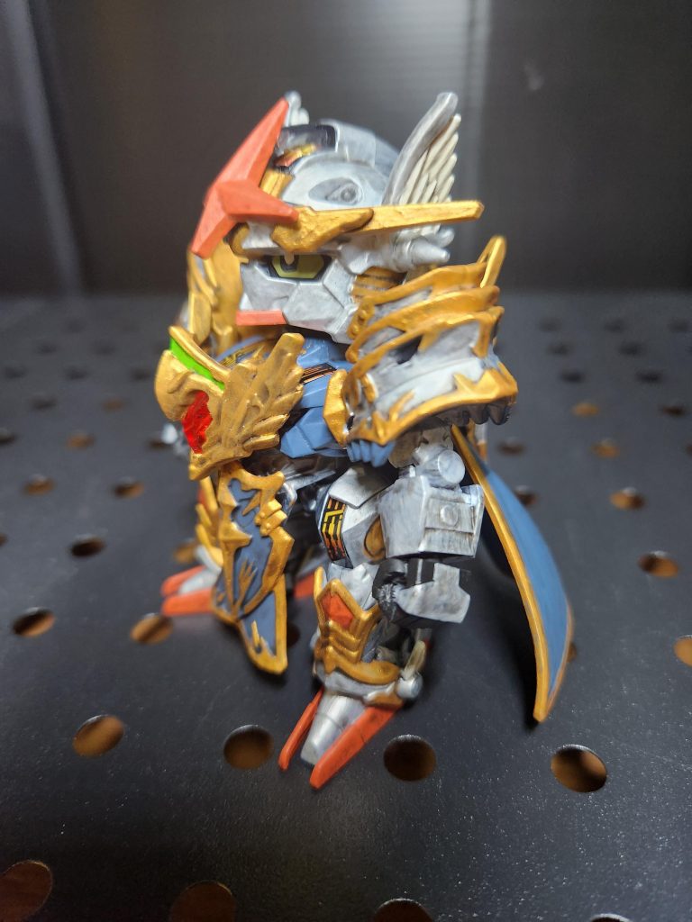 Aerial knight gundam–3枚目/制作者：@SD_dragon_G