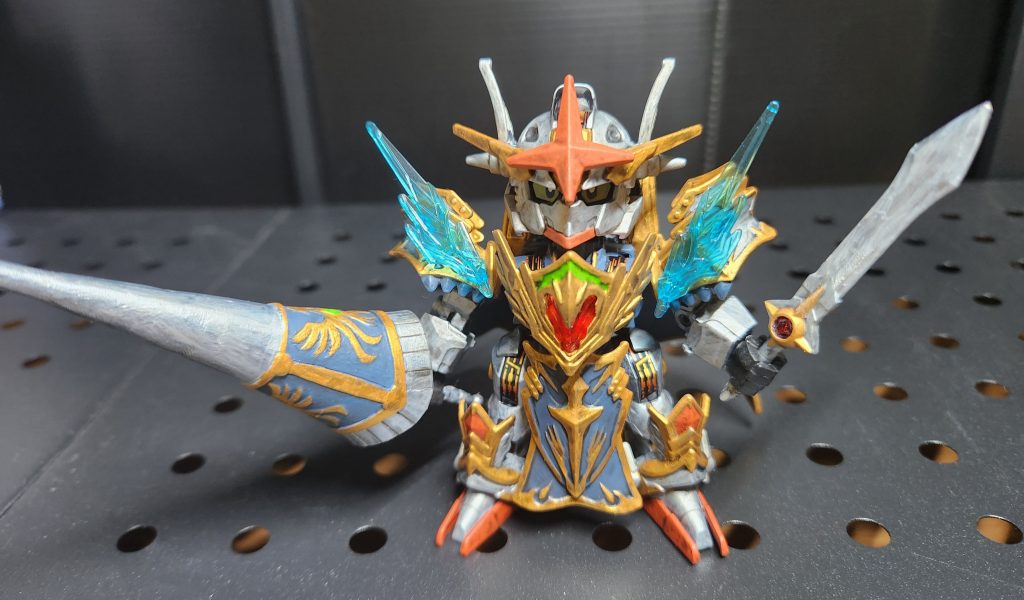 Aerial knight gundam–5枚目/制作者：@SD_dragon_G