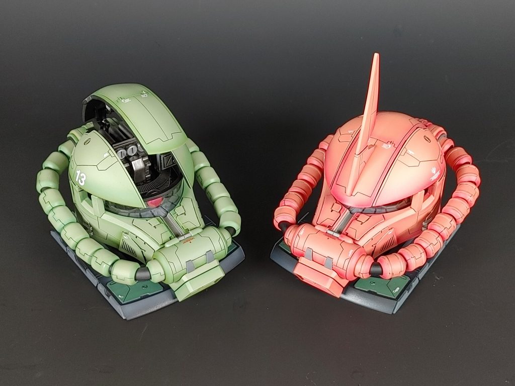 1/24 ZAKU II head–3枚目/制作者：wyvern511
