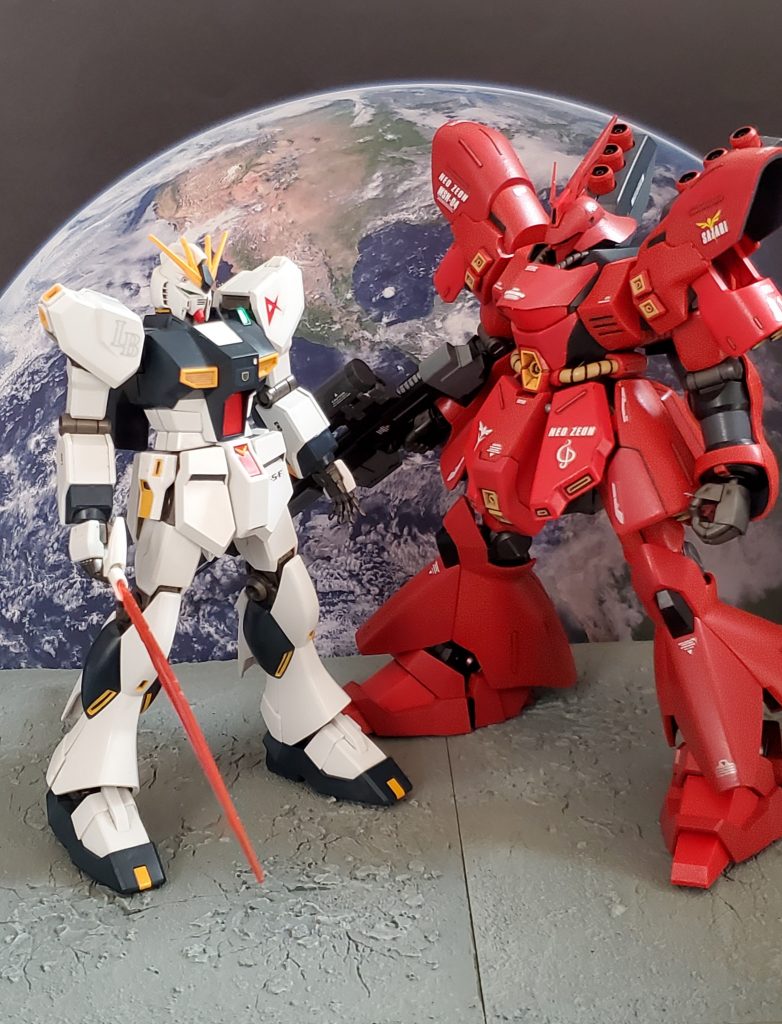 最後はHGUCvガンダムとご挨拶~🎶今回もご覧いただきありがとうございました✨最最後まで見て下さり感謝します🙇✨