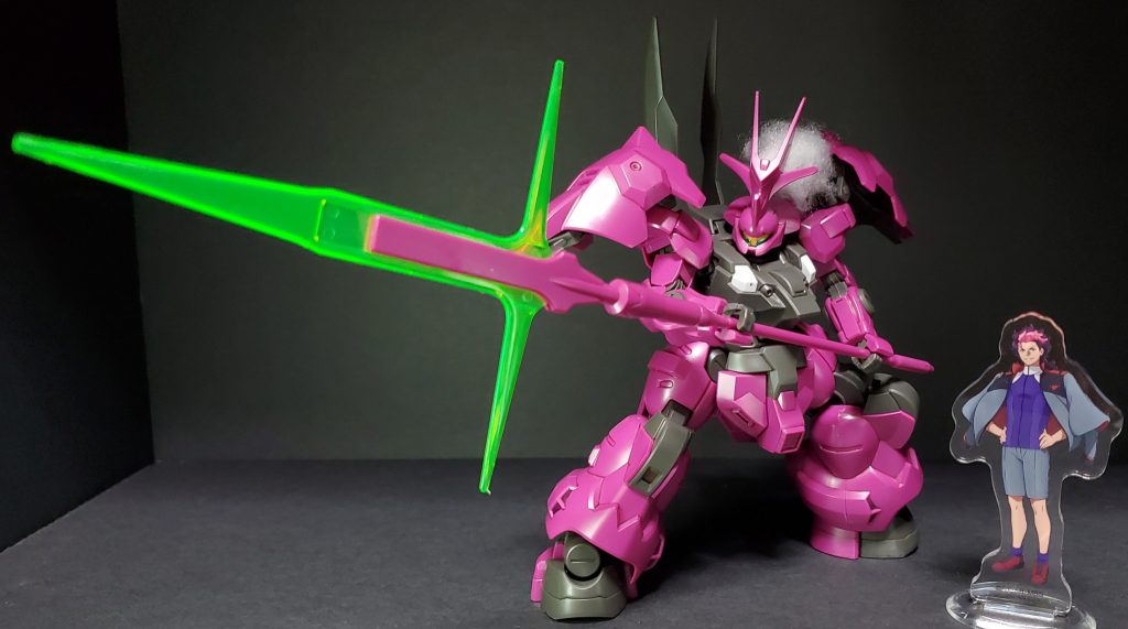 一番くじのアクリルスタンドのグエルと。最後までご覧いただきありがとうございました！