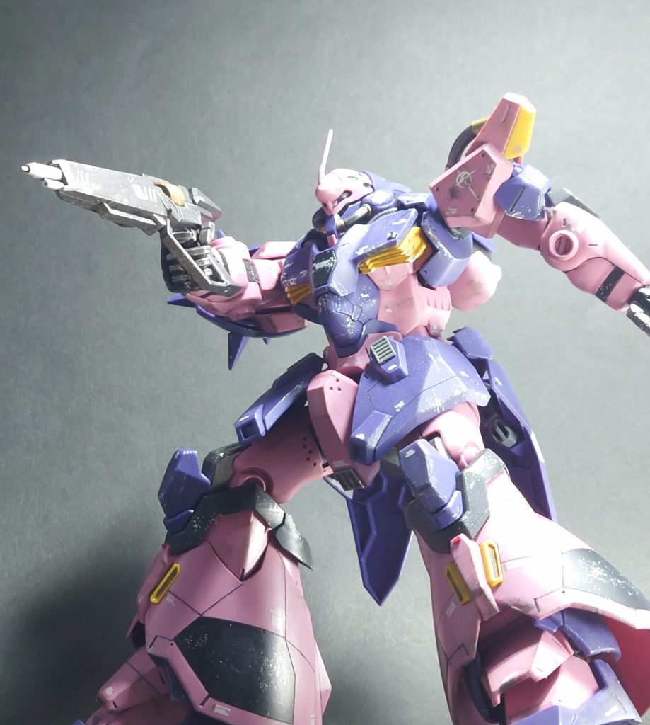 HGメッサー指揮官機、筆塗り部分塗装–5枚目/制作者：しいたけ