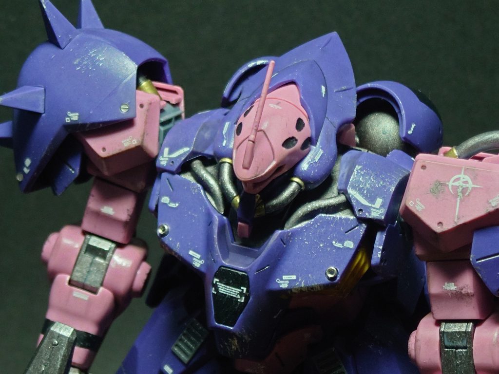 HGメッサー指揮官機、筆塗り部分塗装–3枚目/制作者：しいたけ