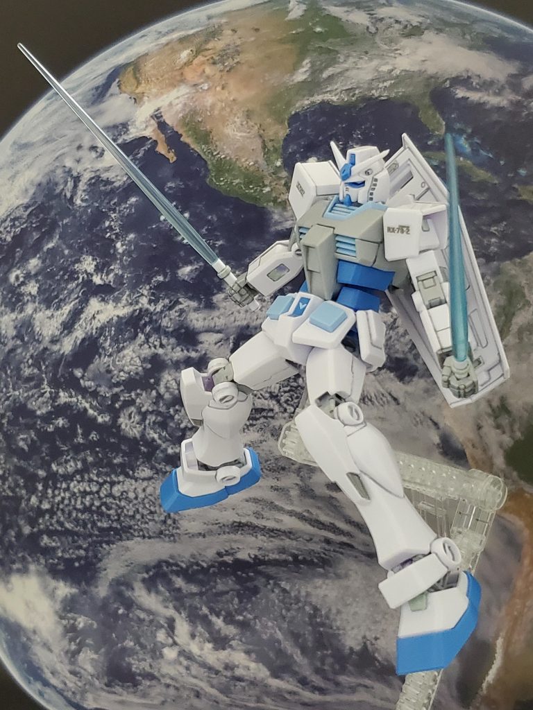EG ガンダム(スノーイメージカラー)–6枚目/制作者:mototti (モトッチ)