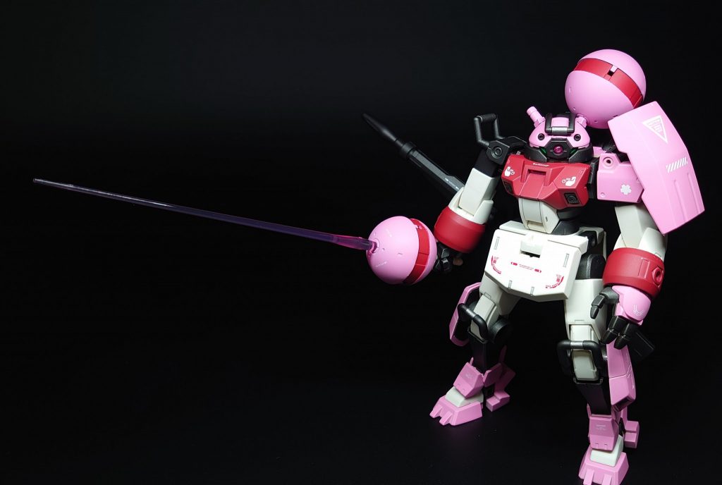 頭のポンポンは3mmジョイントの凹凸でくっついているだけなので着脱して色んなパーツと組み合わせることも可能です