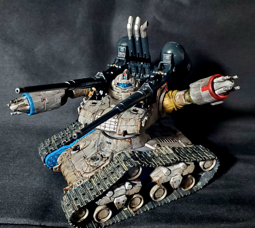 ガンタンクは作品によって設定がMSと戦車で分かれており、今回MSよりのディテールを追加しました。