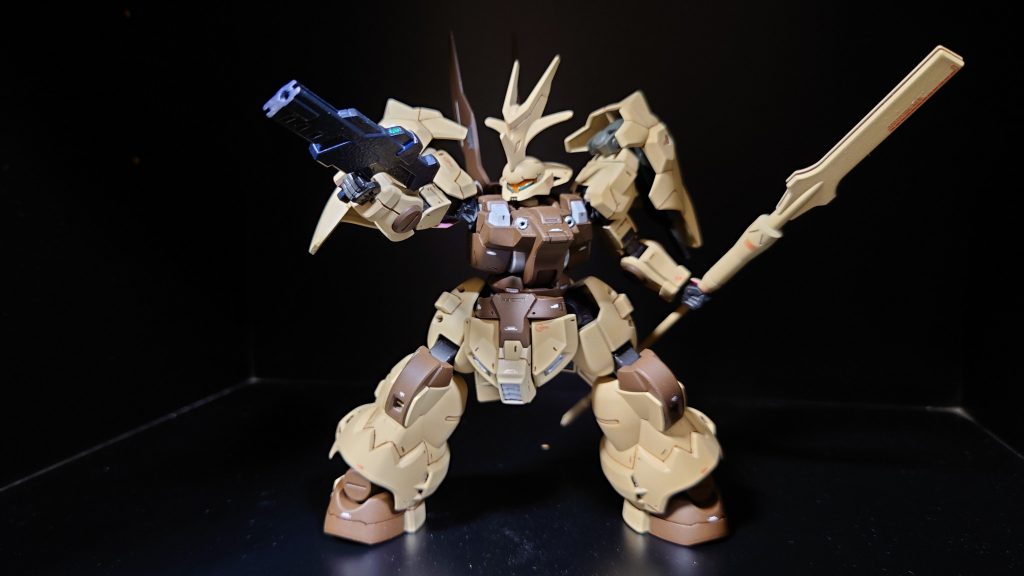 ライフルは特に手をかけていません