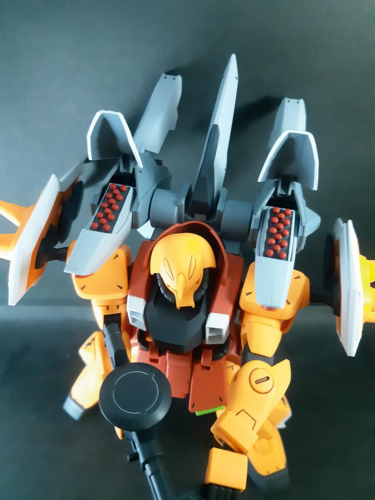 ミサイルは根本まで正確に塗り分けられませんでしたが、少し離れれば目立たないのでセーフ！