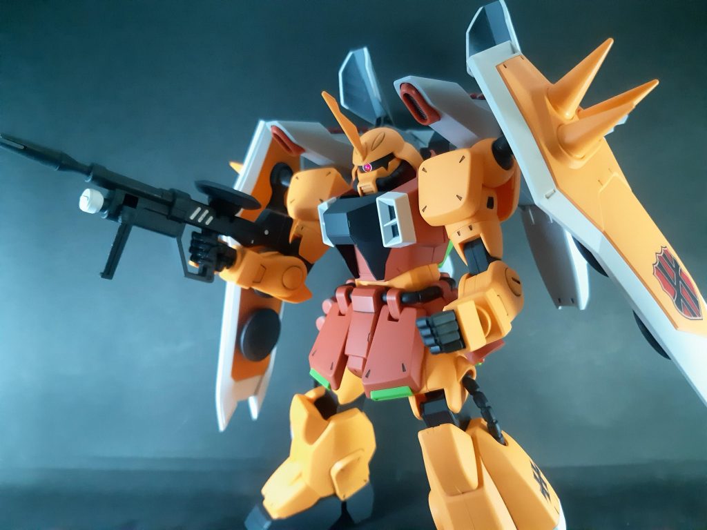 ビーム突撃銃の部分塗装が今回のお気に入りポイントです。