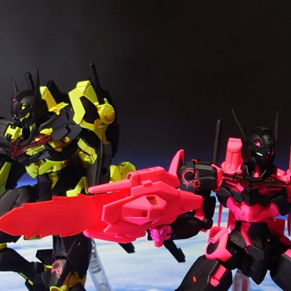 HGTWFM 1/144 ガンダムルブリス(リサーキュレーションカラー/ネオンピンク、ネオンイエロー)
