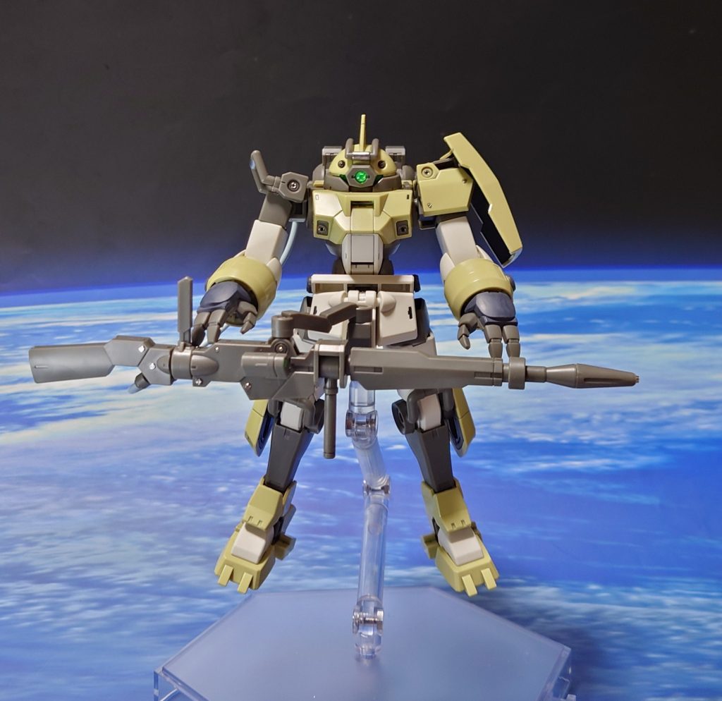 某MSの“例のポーズ”で。