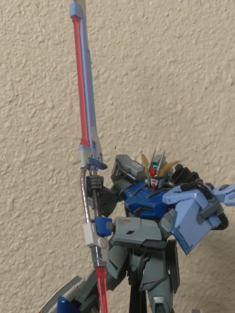 Preparing to deal the final blow