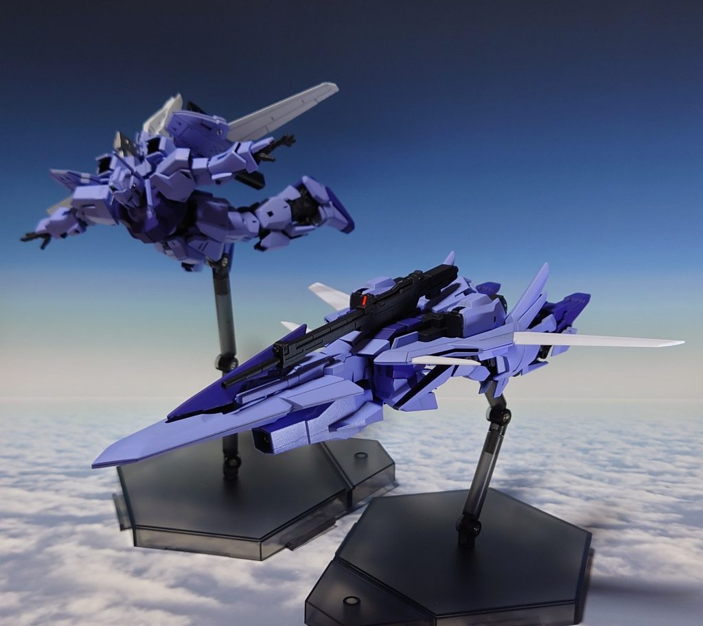 大気圏内、高高度からの進行。