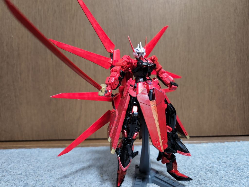 天ミナを泣く泣く解体し組み込むことでよりカガリらしくしました今やギャラクシーブースターどころか天ミナ、フライトユニット装備も貴重ですから、相当貴重なミキシングかも？