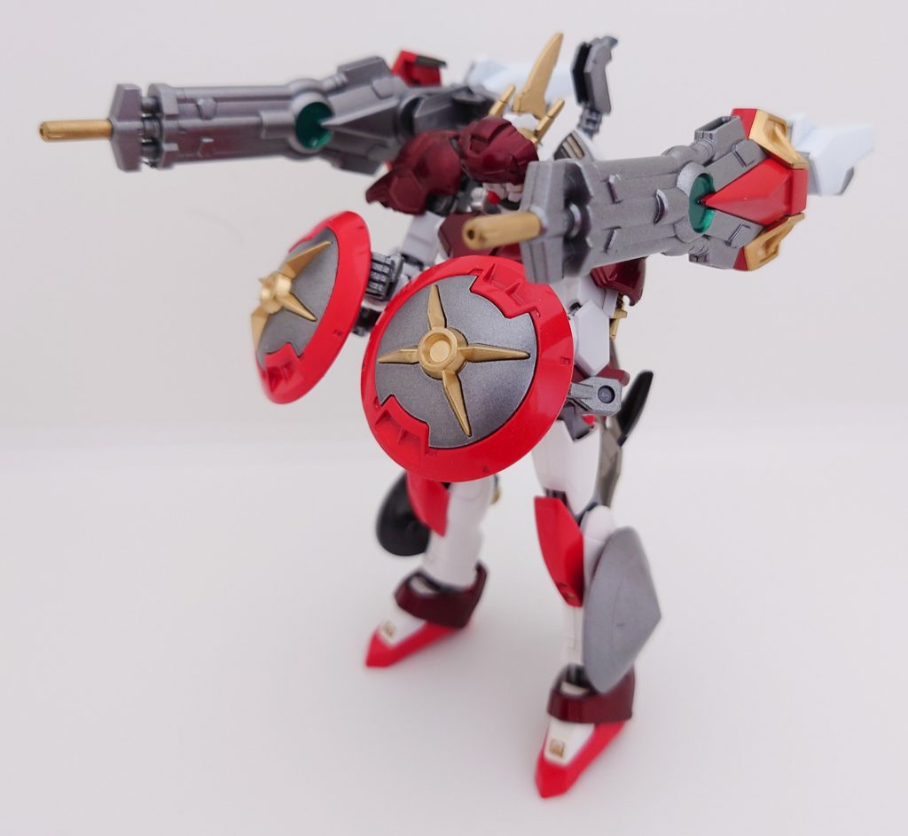 鉄壁の構えからの射撃