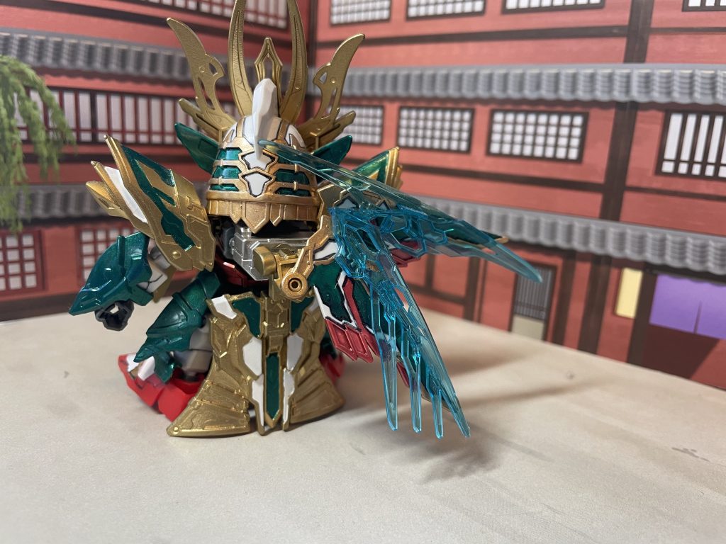 バックショットは方翼固定w今更ながら左右非対称にするべきだったと反省。