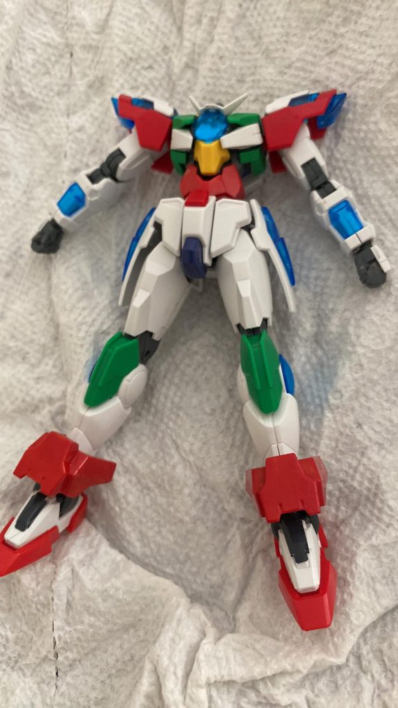 Looking it over before putting the head on!