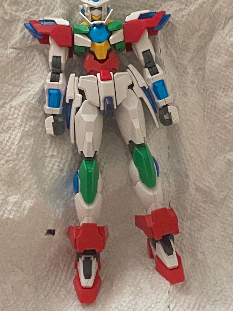 Fully assembled on the front.