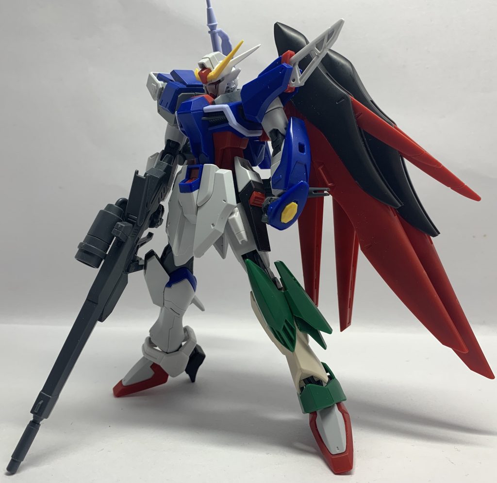 仮組み時(制作当時)の写真です。一部パーツに差異がありますが、おおむね一緒です。