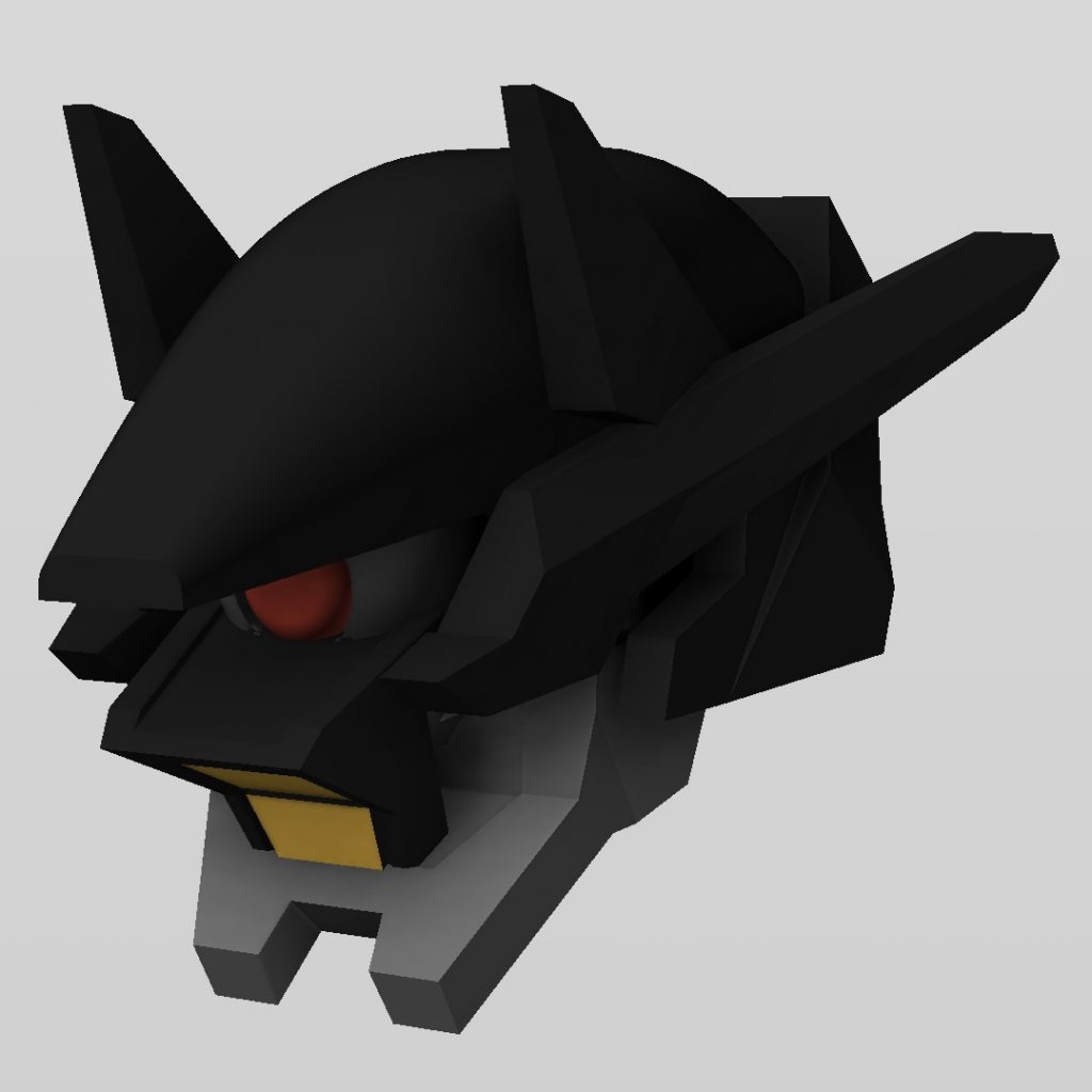 頭部3Dモデリングです