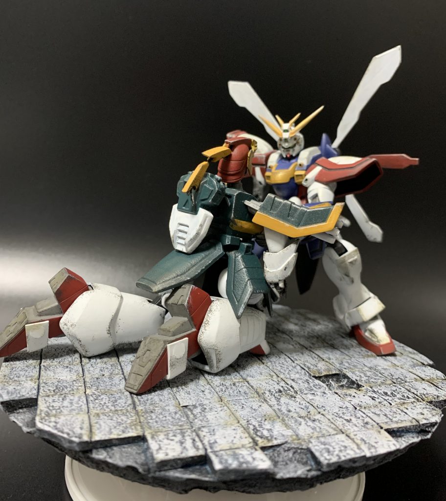 やはり名シーン再現には土台や背景は必要ですね。置き場所取るんで、たまにしかやらないですけど。