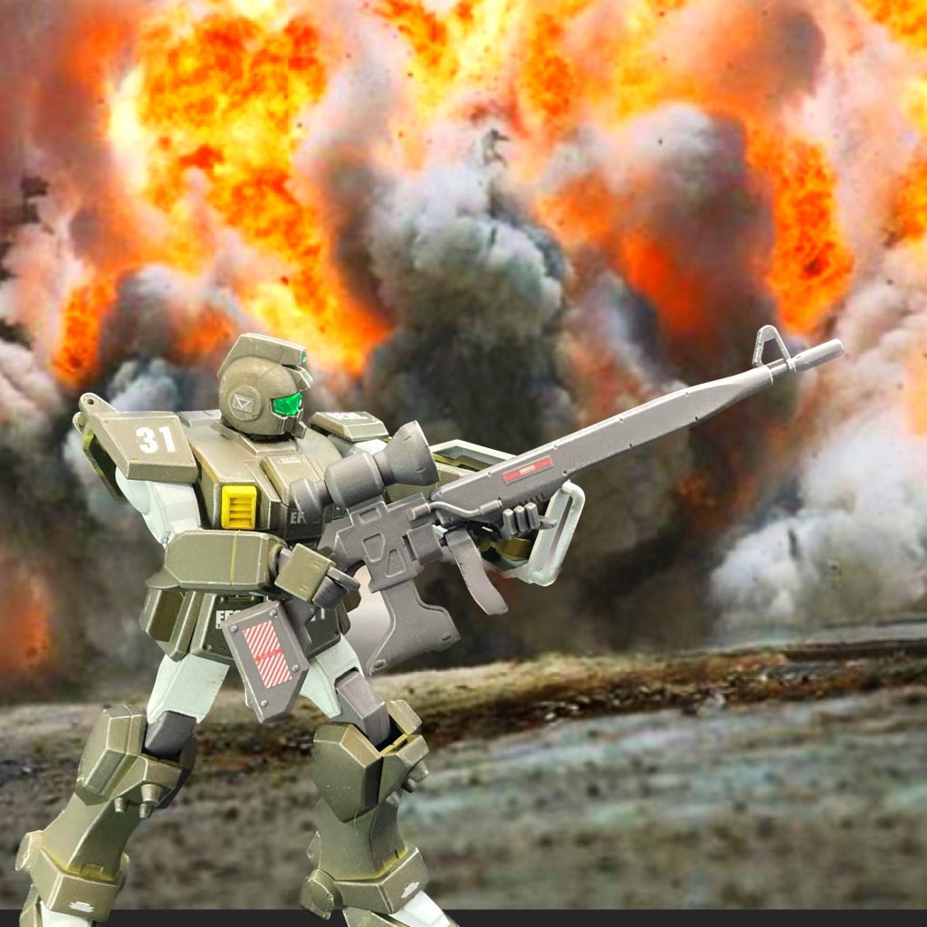 旧HGのジムスナイパー–3枚目/制作者：丸五ワークス