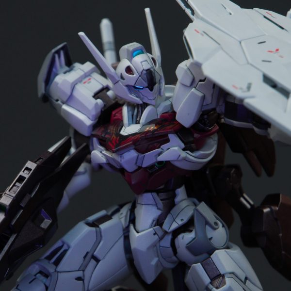 HGガンダムルブリスを筆塗り全塗装しました