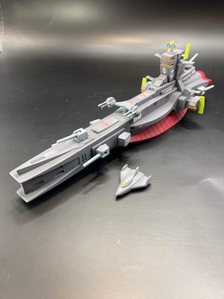 ベストメカコレクション　旧キット　サラミス–3枚目/制作者：丸五ワークス