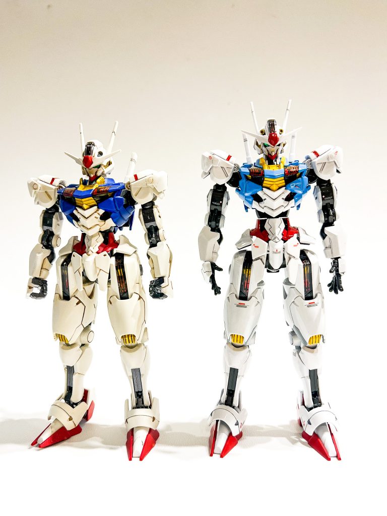 塗装素組との比較