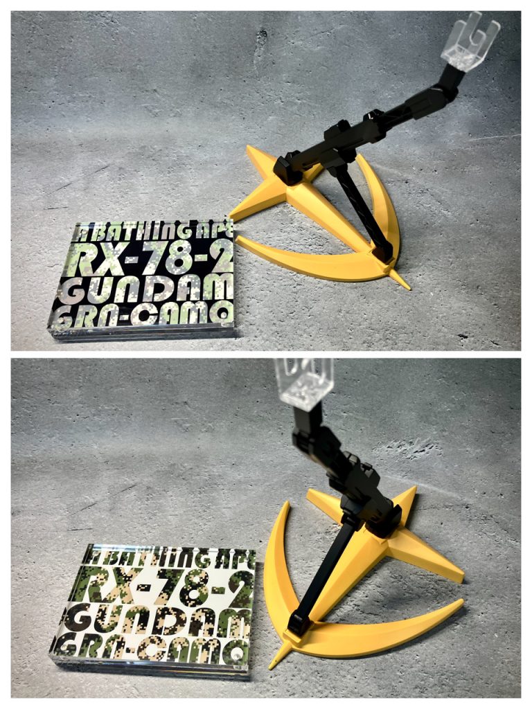 MG ガンダム AAPE RX-78-2 GUNDAM GRN-CAMO  AAPE BY A BATHING APE コラボレーション–9枚目/制作者：モリラボ