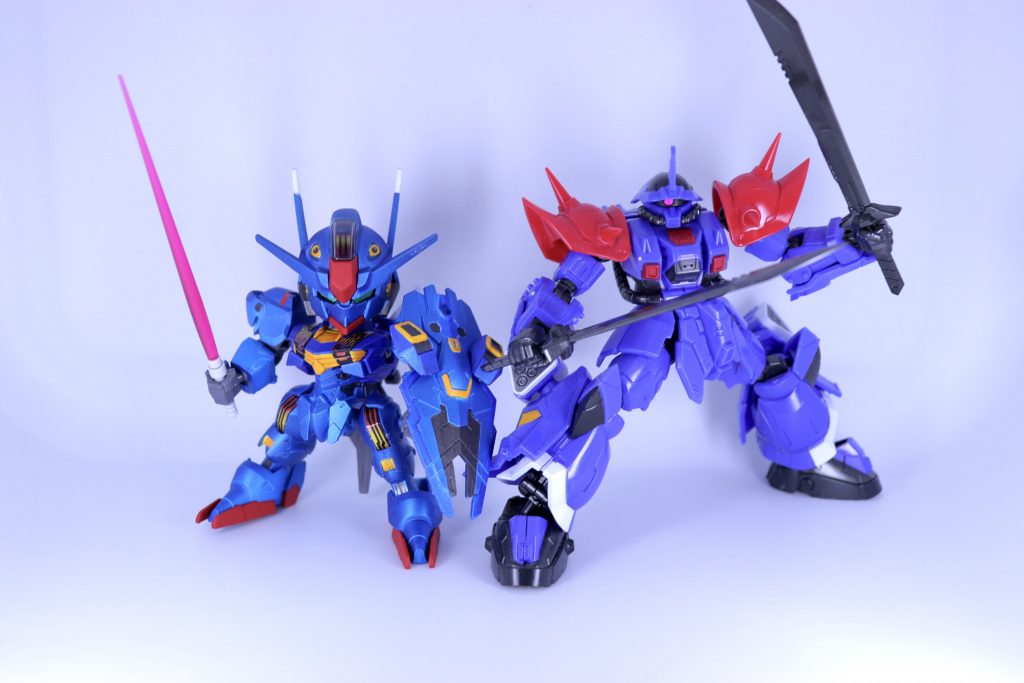 Gフレームのイフリート改とツーショットSDは気軽に作れてかわいいですね！ご覧いただきありがとうございました😊