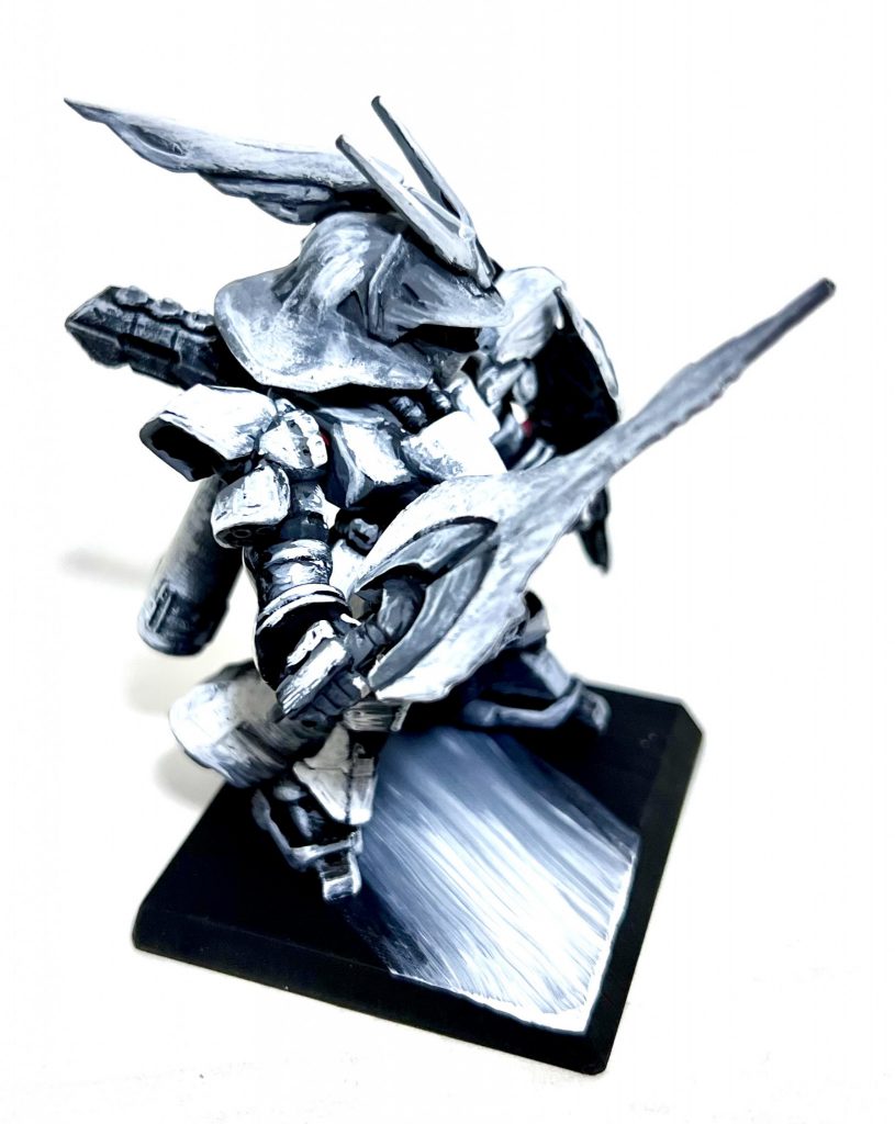 FW GUNDAM CONVERGE MSN-04 SAZABI サザビー コミック調タッチ風塗装済み完成品–2枚目/制作者：H4co Y