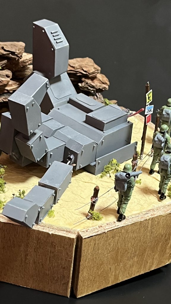 逃げた機体を探しに哨戒歩兵しゅっぱーつ