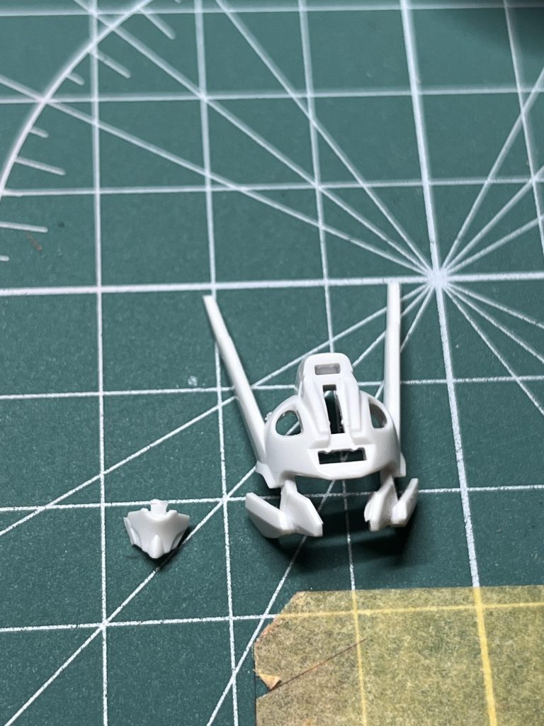 気になったのでフェイスマスクは切り離しました。