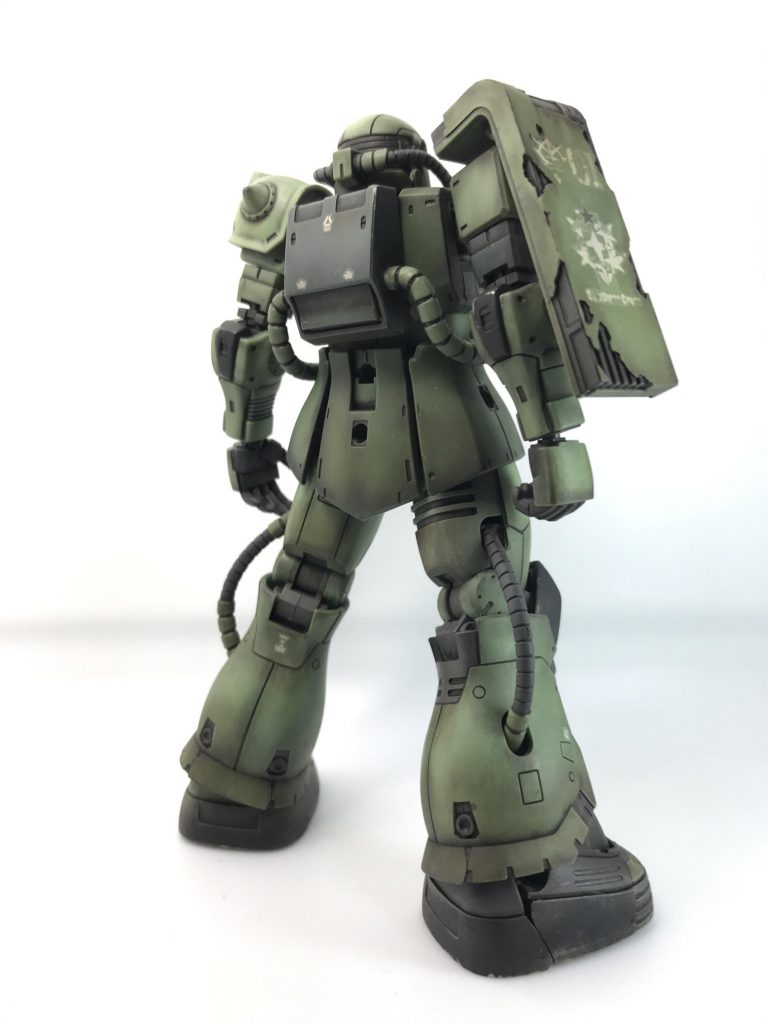 ドアン専用ザク（成形色仕上げ）–3枚目/制作者：モリノークマサーン