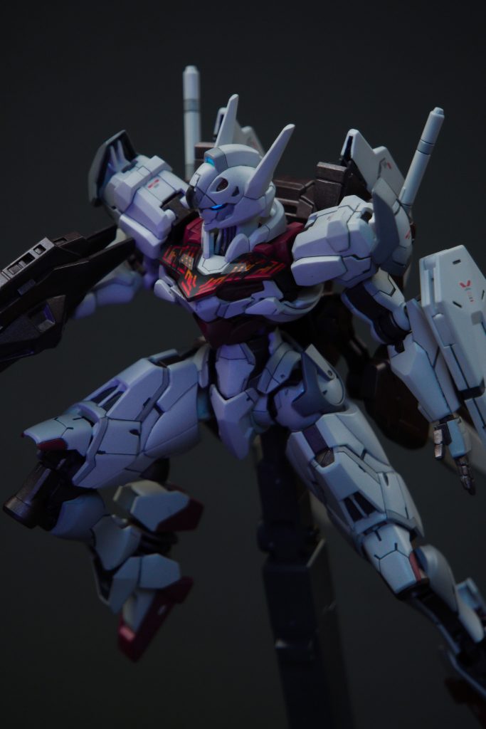 HGガンダムルブリスを筆塗り全塗装しました–4枚目/制作者：@praZo001