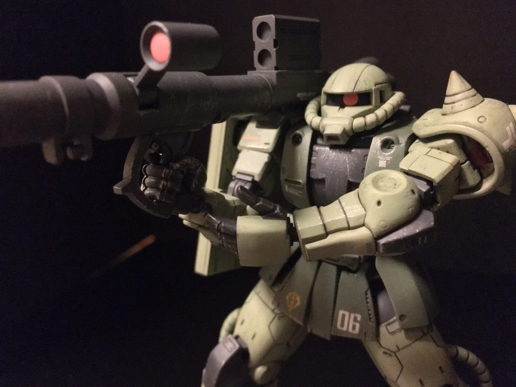 バズーカのフォアグリップ的なパーツを作り忘れました…