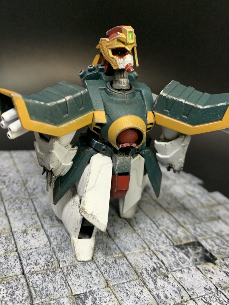 目からオイルなんか流してる風にしてみたり。原作に忠実よりはイメージ優先な感じに。