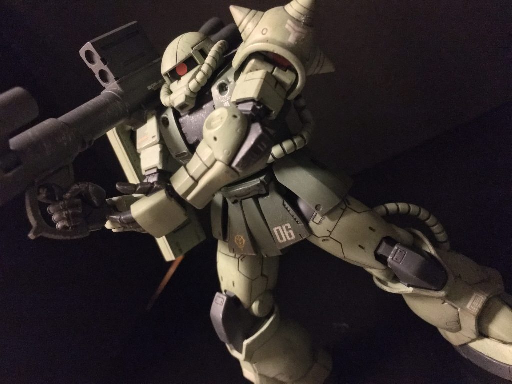 HGザクⅡオリジン版(元キットは同シャアザク)–4枚目/制作者:まふてぃ