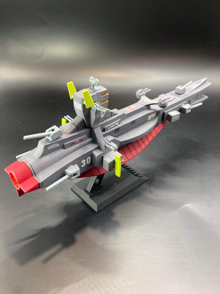 ベストメカコレクション　旧キット　サラミス–4枚目/制作者：丸五ワークス