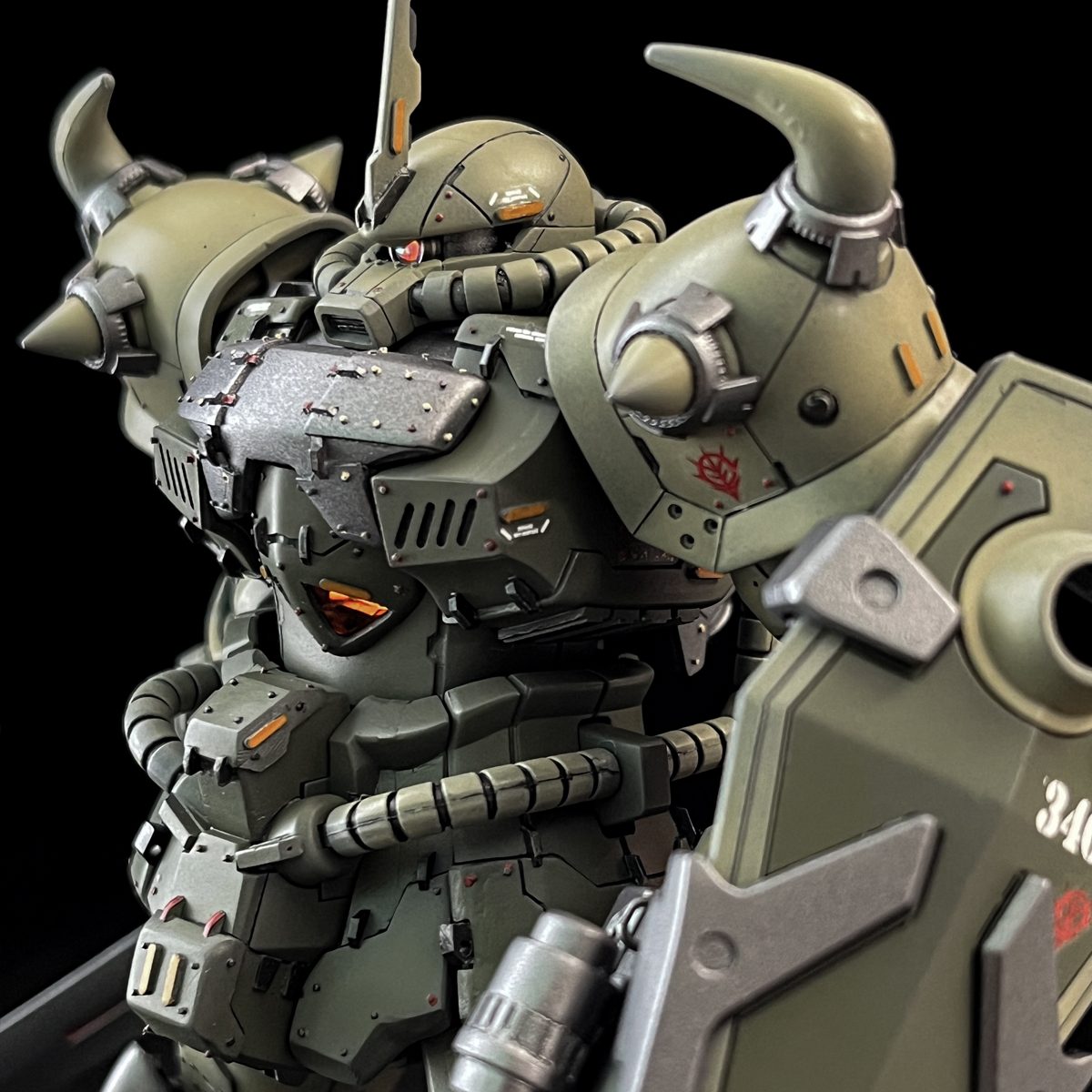 HGUC 1/144 グフカスタム MS-07B3｜black🇯🇵さんのガンプラ作品 