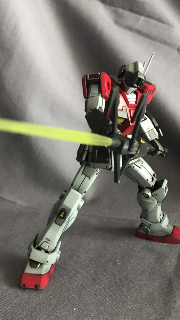 マンガ「ジョニーライデンの帰還」に登場したヤザンのナイトシーカー改がカッコよかったので、武装はガブスレイからパクってきました。強そうです♪