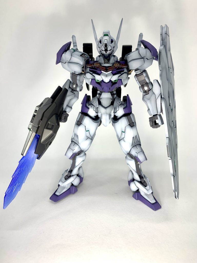 グラデーション出来るなら塗り分けもマスキング無しでイケるのでは!?と一部マスキング無しでの塗り分けもしてみました!はい、ただの手抜きです(笑)