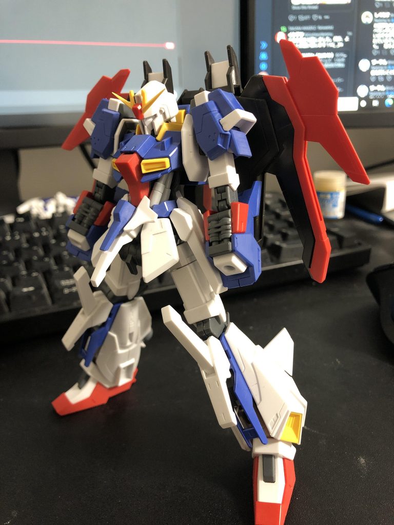 パチ組み時。このままでもカッコいいからすごいキットや