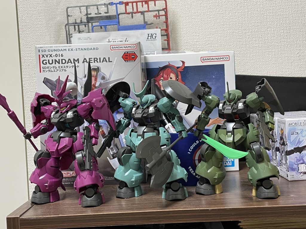 ジェターク寮長達と並んでパシャリなんだかんだ並べるとイイ!!