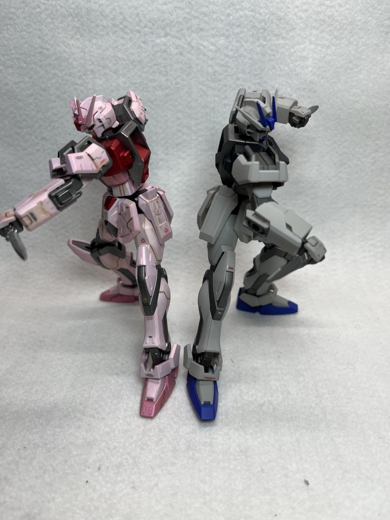 過去作のEGストライクルージュとの2ショットがお気に入り！