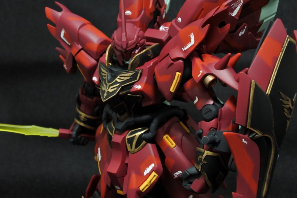 HGUCシナンジュ【スプリッター迷彩】–5枚目/制作者：ksks1141