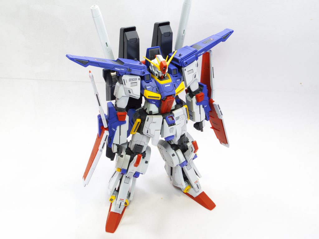 MG ZZガンダム強化型 ver.ka–4枚目/制作者：gunplacraft